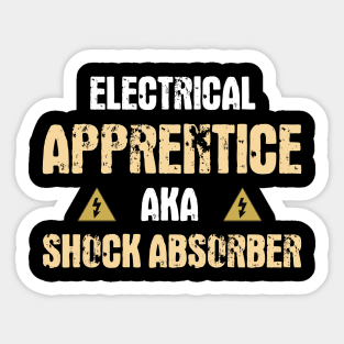 Electrician Apprenticeship Graduation Gift Idea Sticker